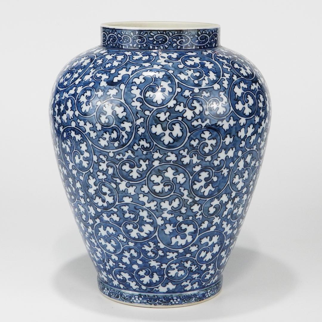 【アメデオ】有田焼　源右衛門窯　花瓶　壺 蓋付き