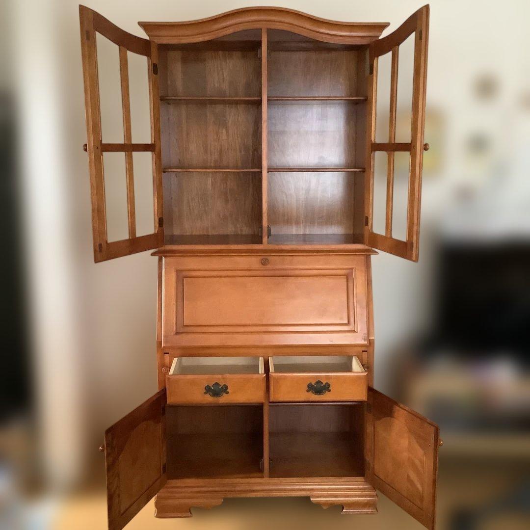 木製ライティングビューロー