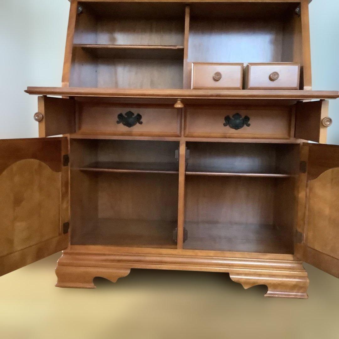 木製ライティングビューロー