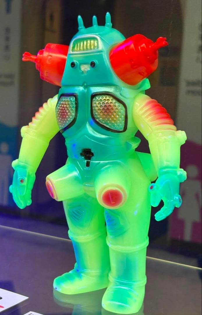 ブルマァク キングジョー 蓄光ブルー ソフビ 怪獣シリーズ