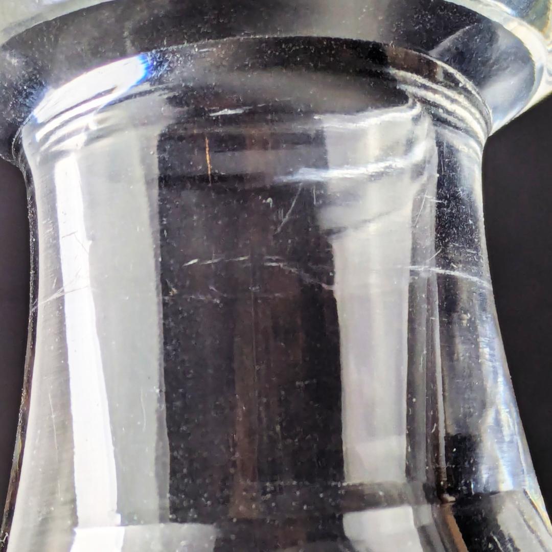 ラリック廃盤 27㎝デキャンタ パルメparme13307　波紋紋様 とても美品