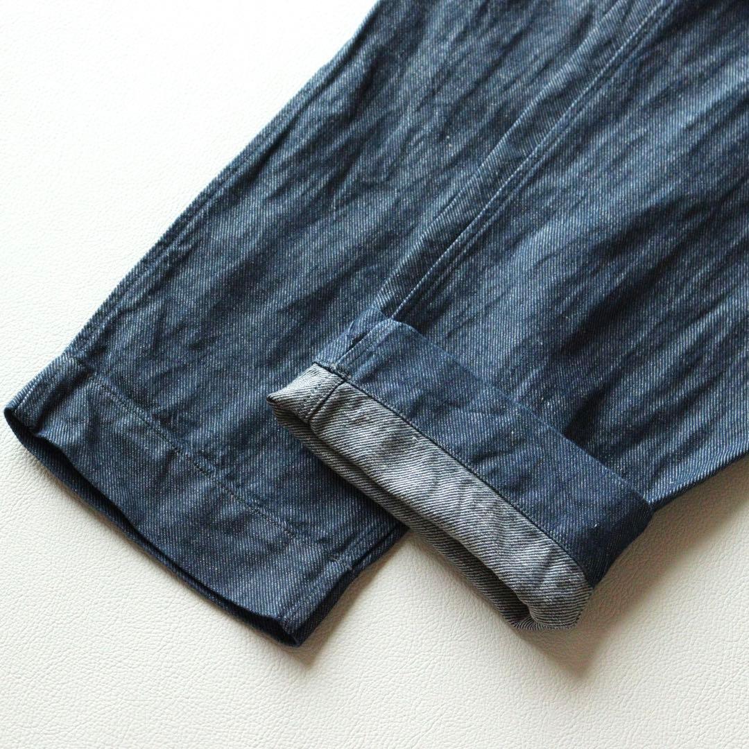 5205 専用商品【美品】45Rサルエルリネン 綿麻ざっくりデニムのポッポパンツ