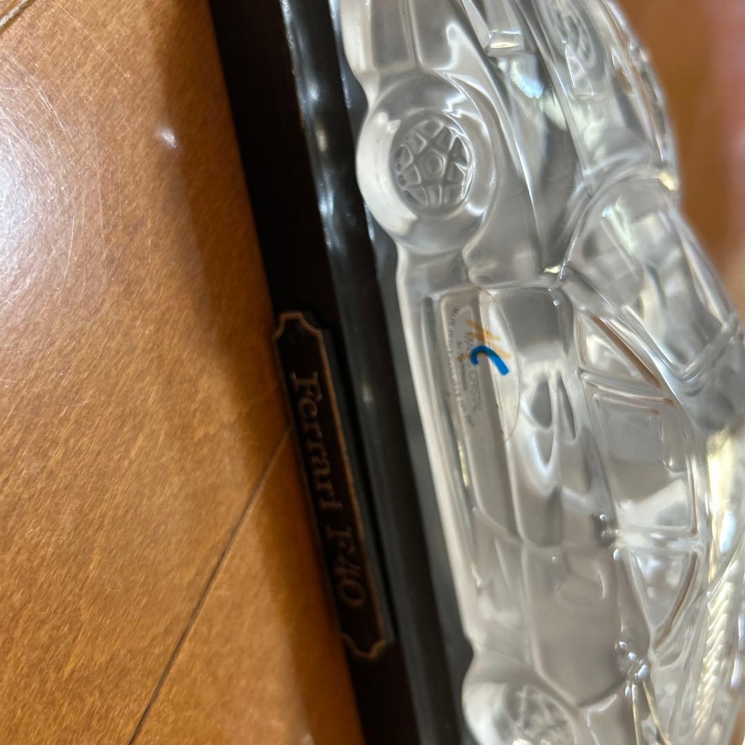 ホフバウアー社 ヴィンテージ　　 フェラーリ　ガラス　クリスタル　置物