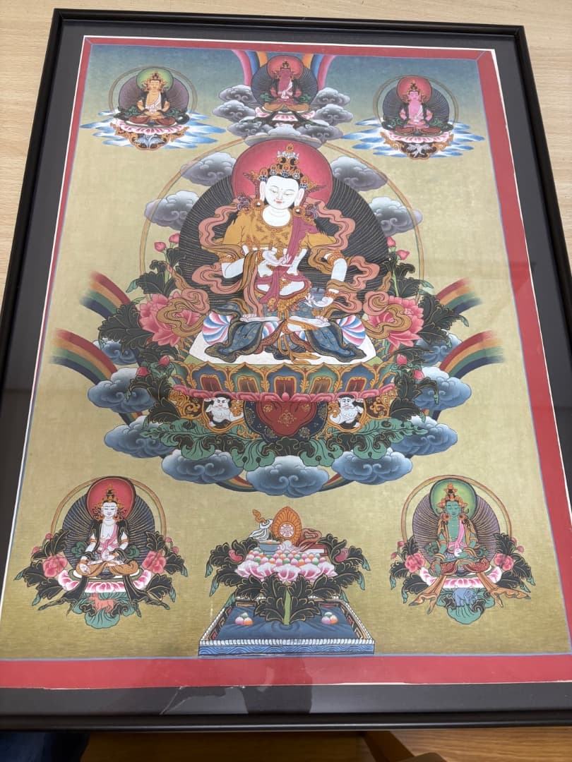 チベット仏画　手書き