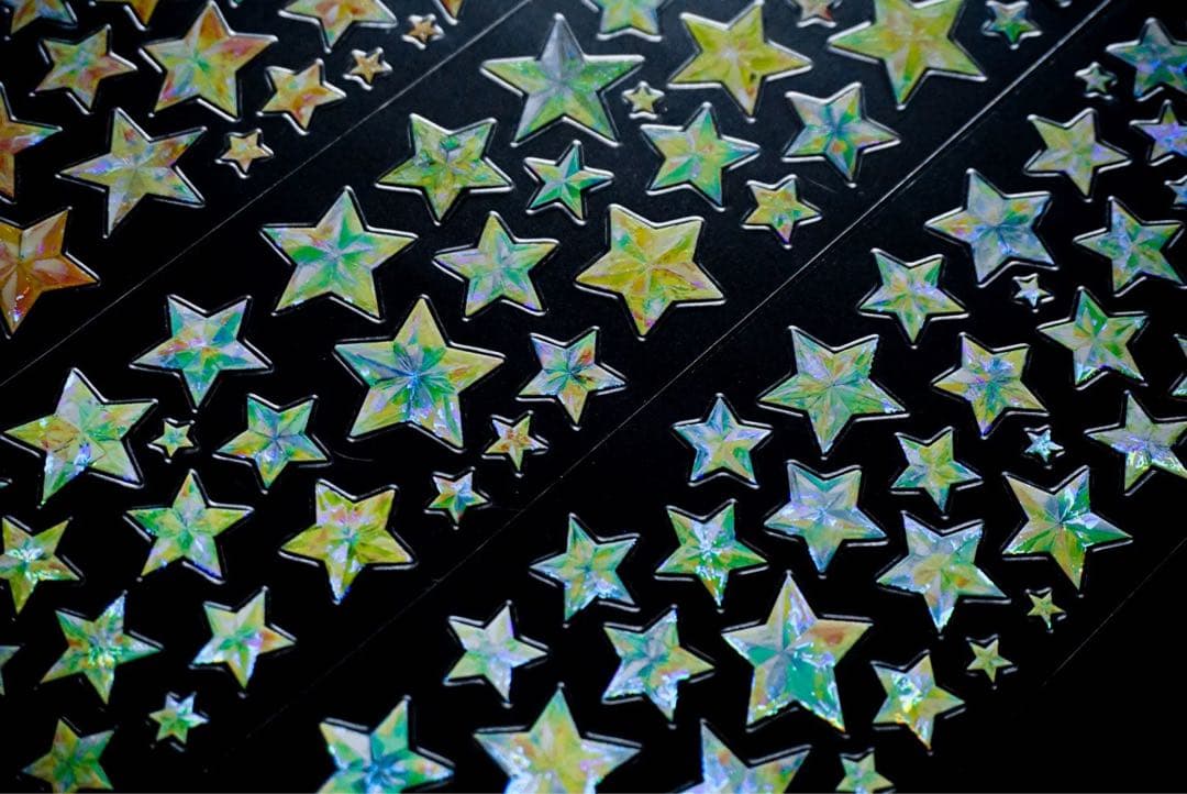 海外マスキングテープ巻売り 星屑漫遊・イエロー 装飾マスキングテープ人物マステ