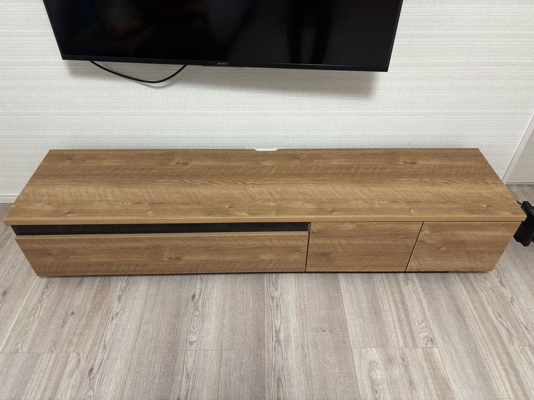 LOWYA テレビ台 幅180 日本製 完成品 木製 美品