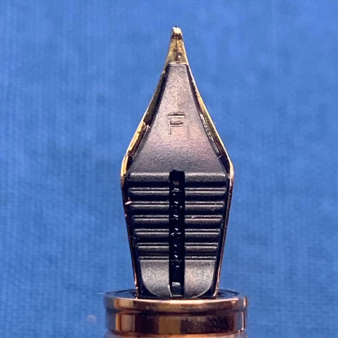 パーカー　プリミエ　18K F 万年筆　ラグジュアリー ブラウンPGT