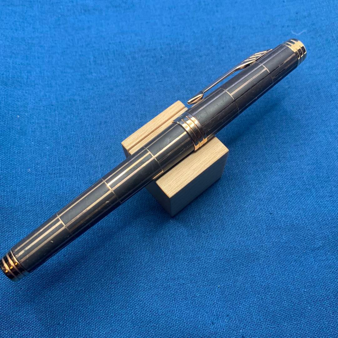パーカー　プリミエ　18K F 万年筆　ラグジュアリー ブラウンPGT