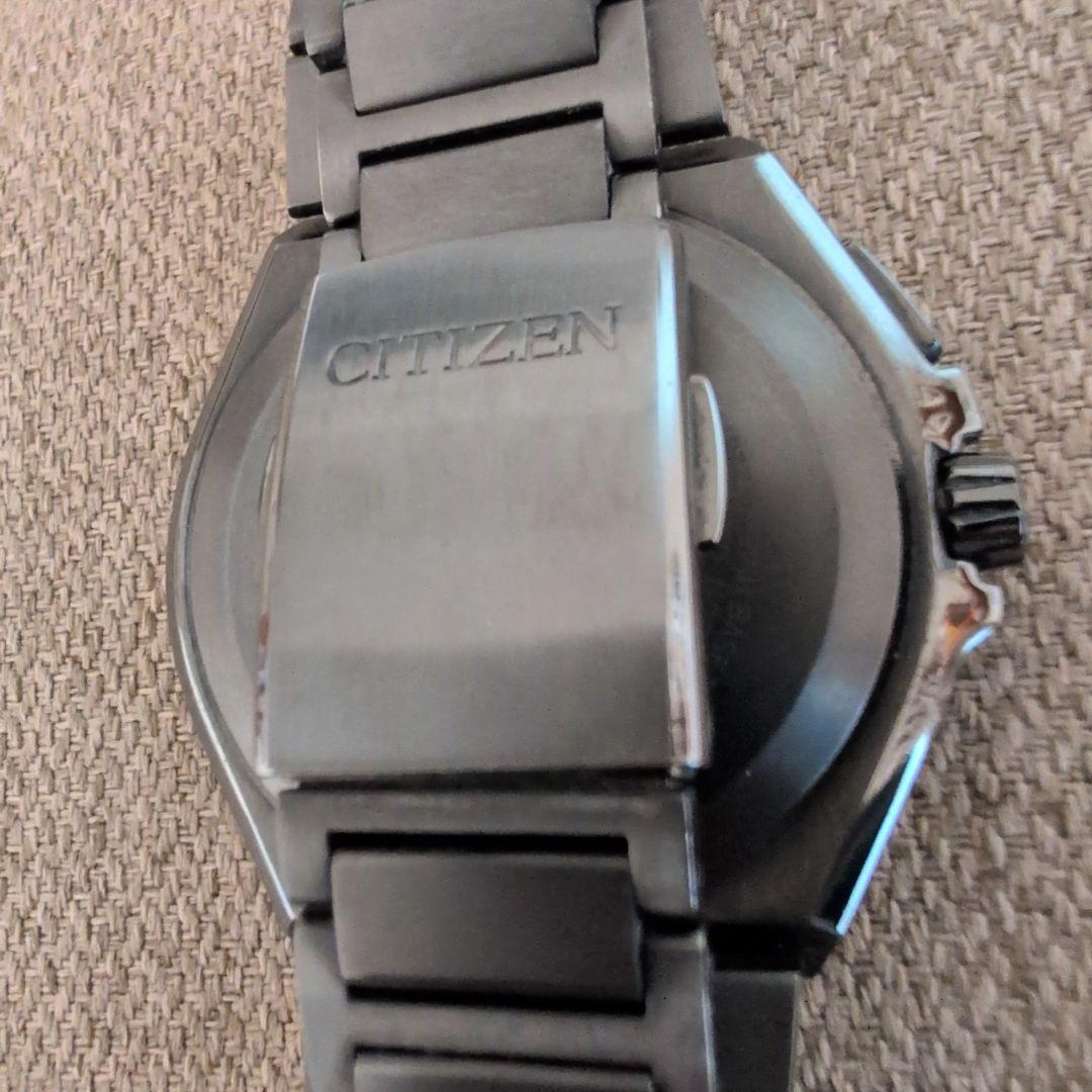 【美品】CITIZEN アテッサ ACT Line ブラックチタニウム