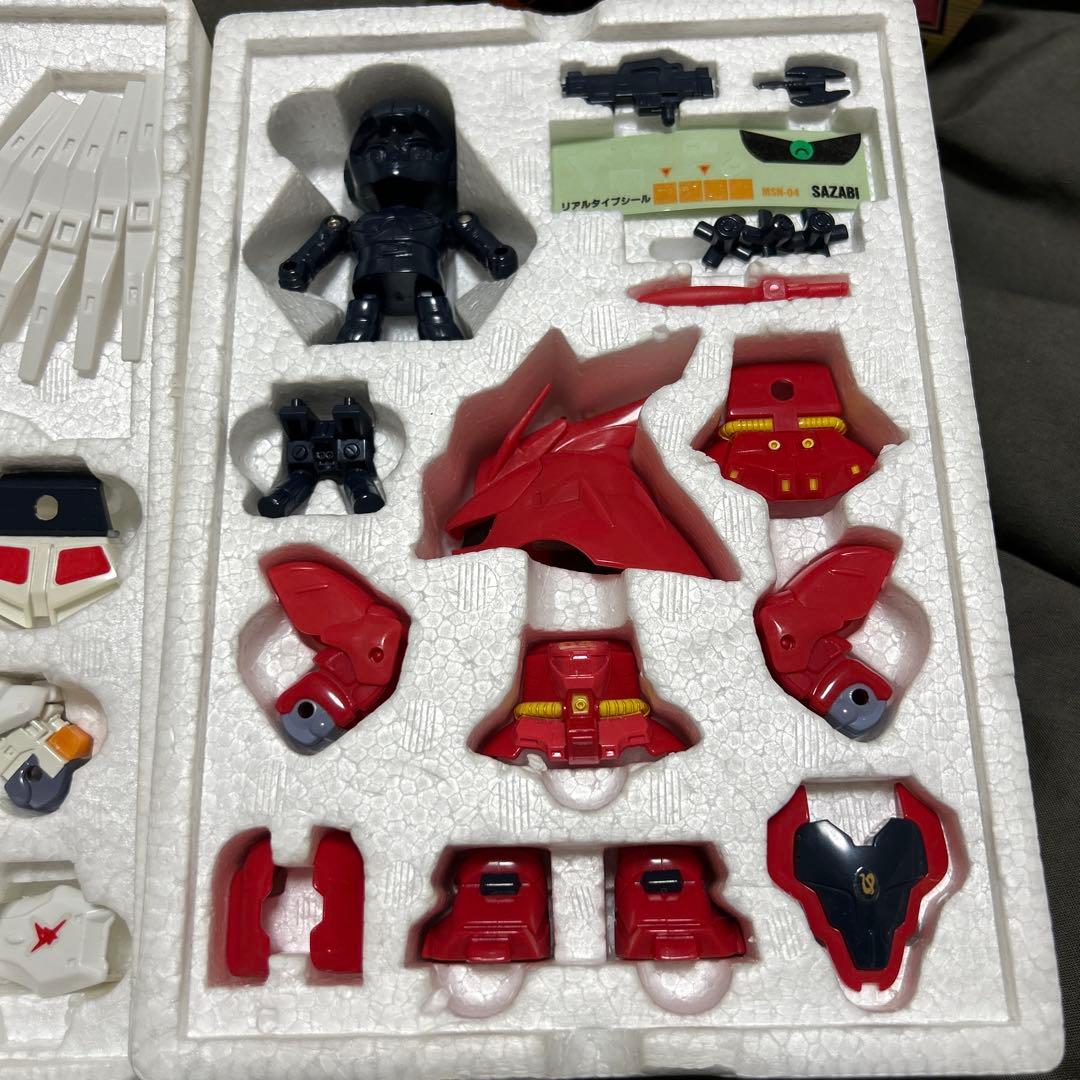 ガンプラ SDガンダム ガンダムクロス サザビー νガンダム 当時品
