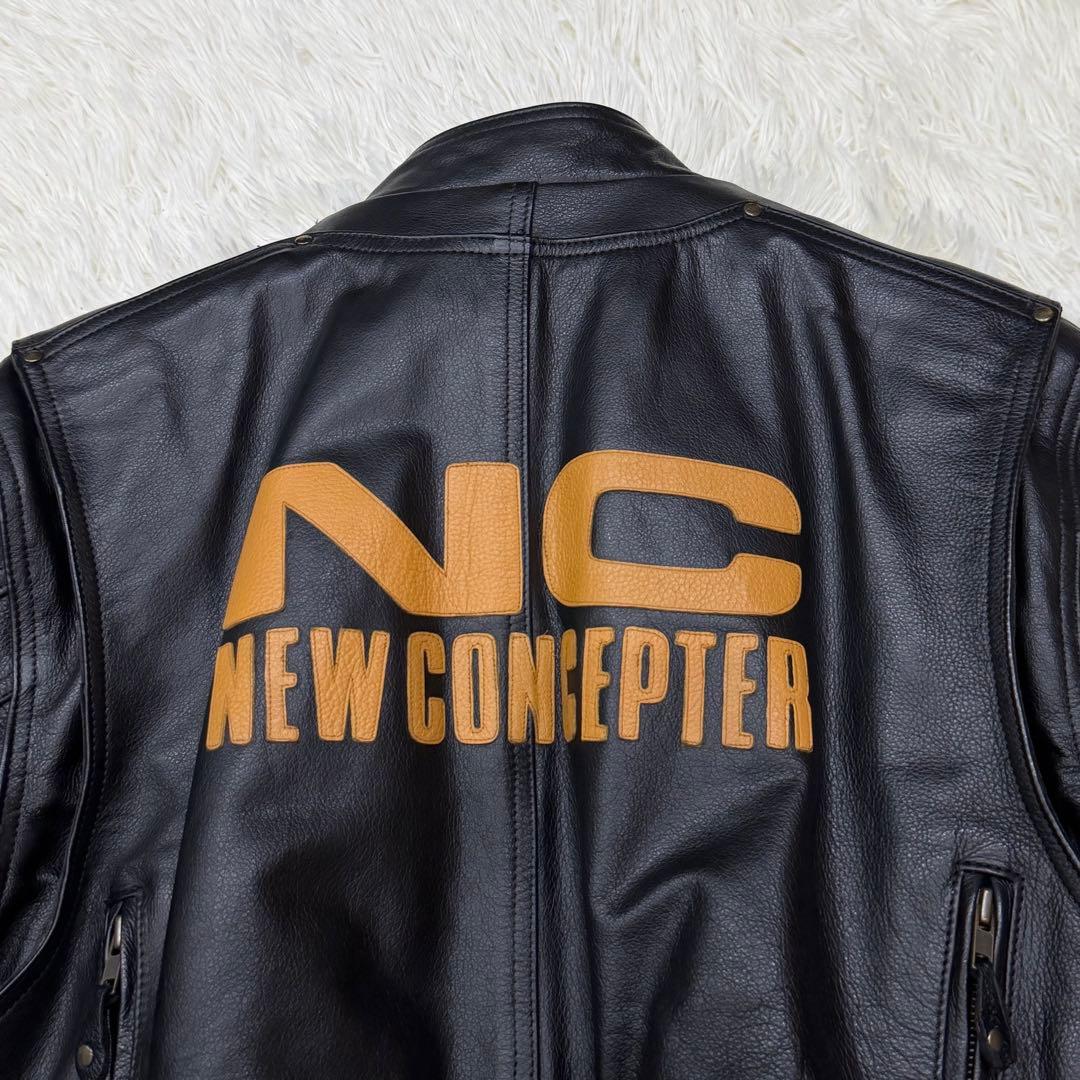 858　KADOYA NEW CONCEPTER ライダースジャケット　M　黒