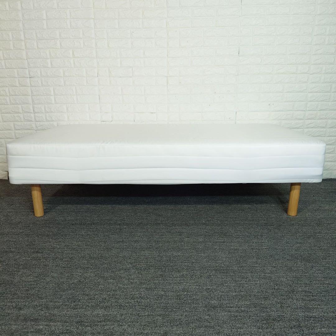 無印良品 脚付きマットレス ポケットコイル シングルサイズ 寝具 D027