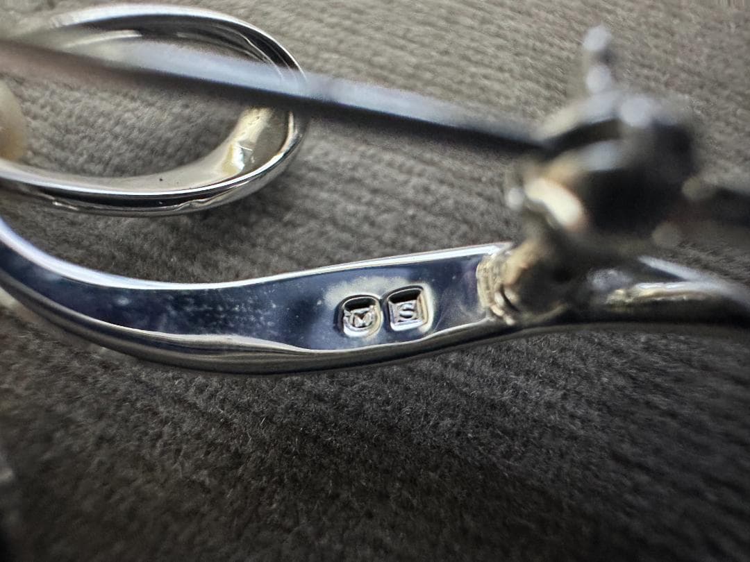 MIKIMOTO リボンモチーフ ブローチ