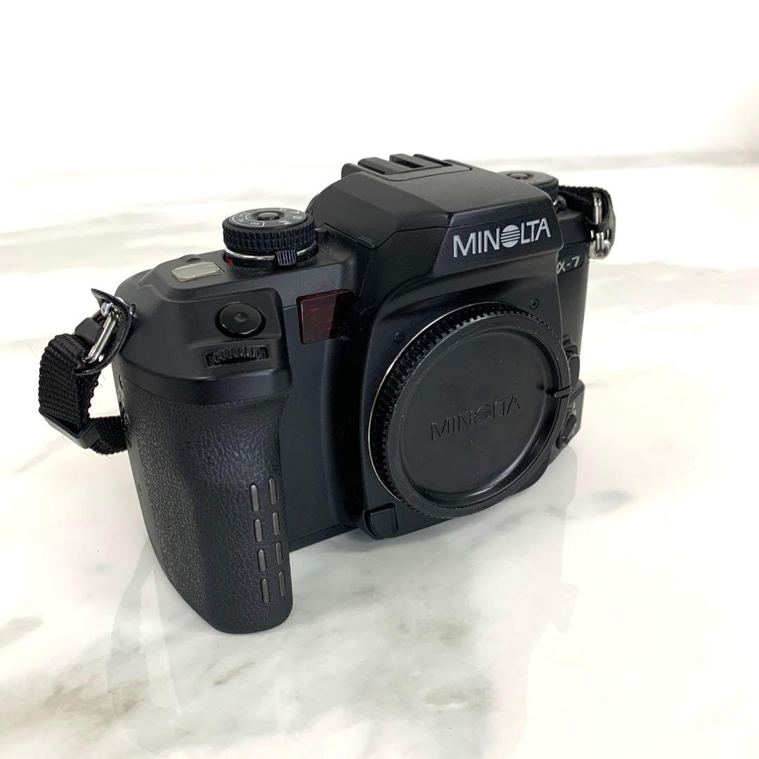 #[ジャンク品] MINOLTAα7 フィルム一眼レフカメラ ベタつき有り