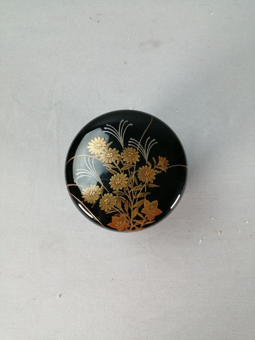 【茶事具】時代秋草蒔絵　棗299