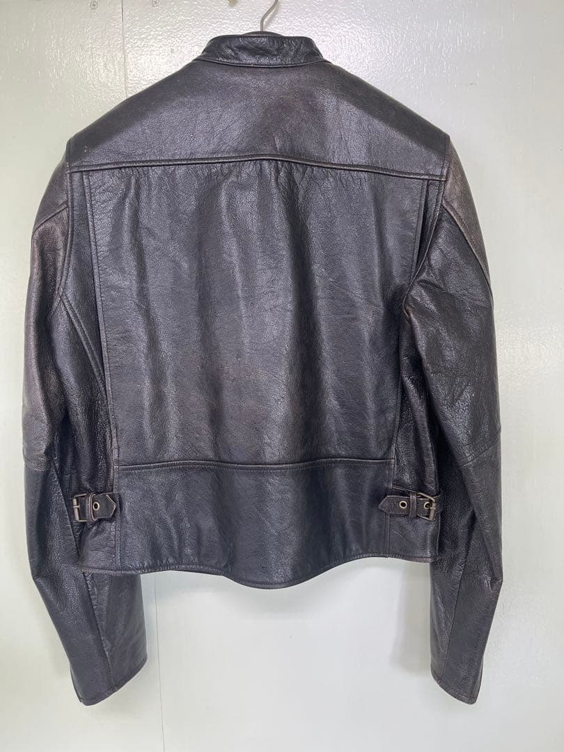 山羊革　Harley ハーレー　シングルライダース レザージャケット　M