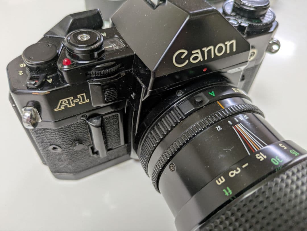Canon 一眼レフカメラA-1 フィルムカメラとレンズ5本セット