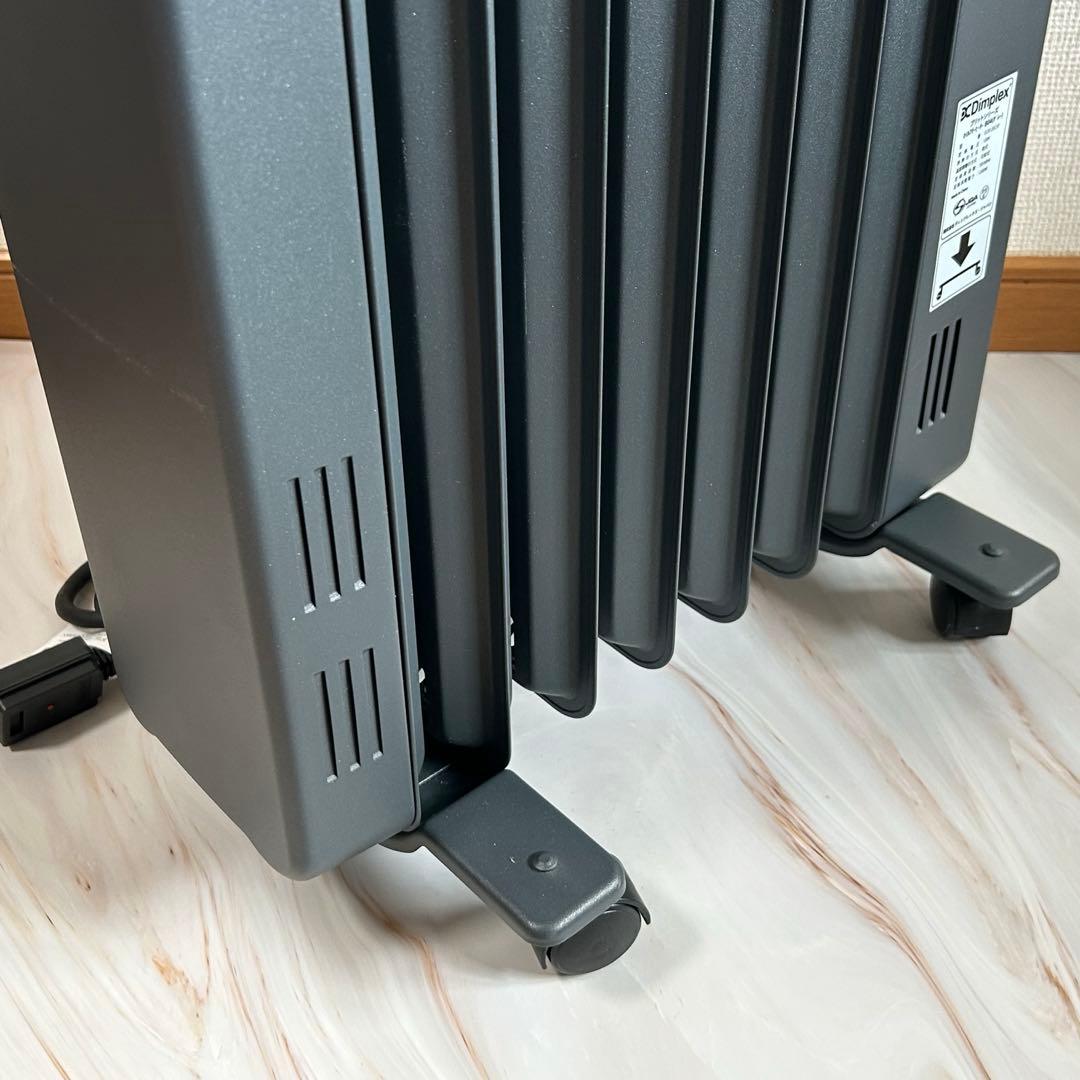 【美品】Dimplexオイルフリーヒーター ECR12ECSF B04グレー