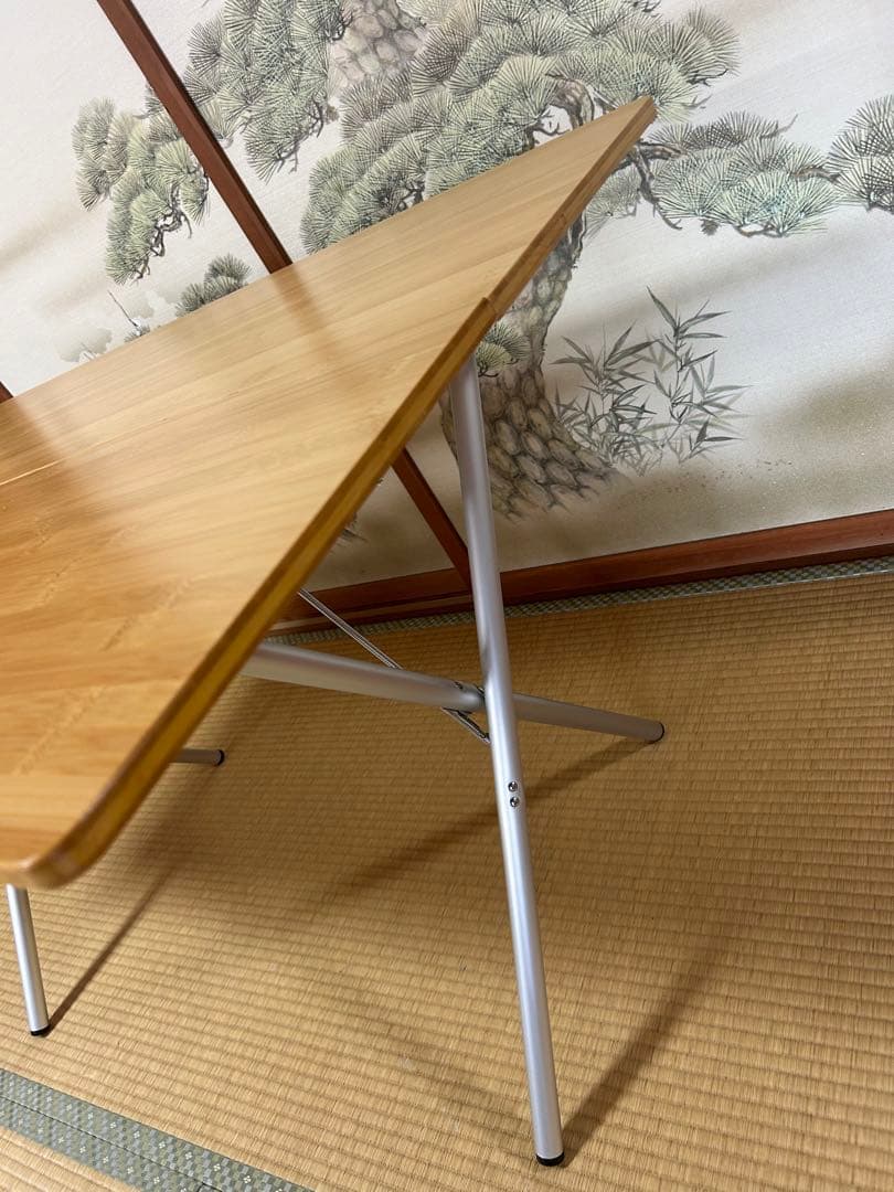 【美品】スノーピーク ワンアクション テーブル ロング 竹 LV-015T