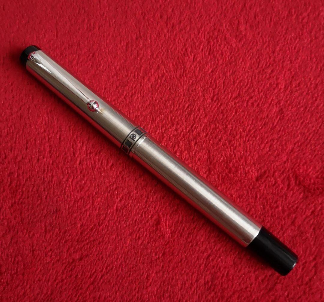 万年筆 PLATINUM 18KWG 中字 18金 ホワイトゴールド