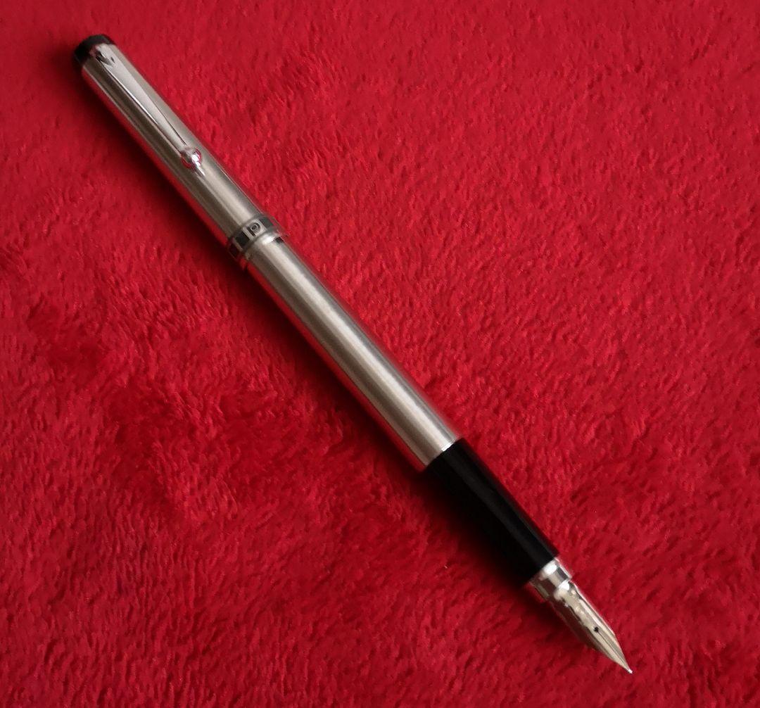 万年筆 PLATINUM 18KWG 中字 18金 ホワイトゴールド