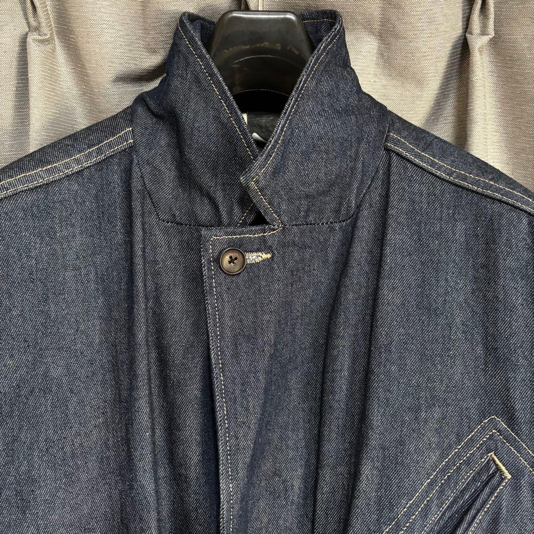 the viridi-anne デニムオーバーコート