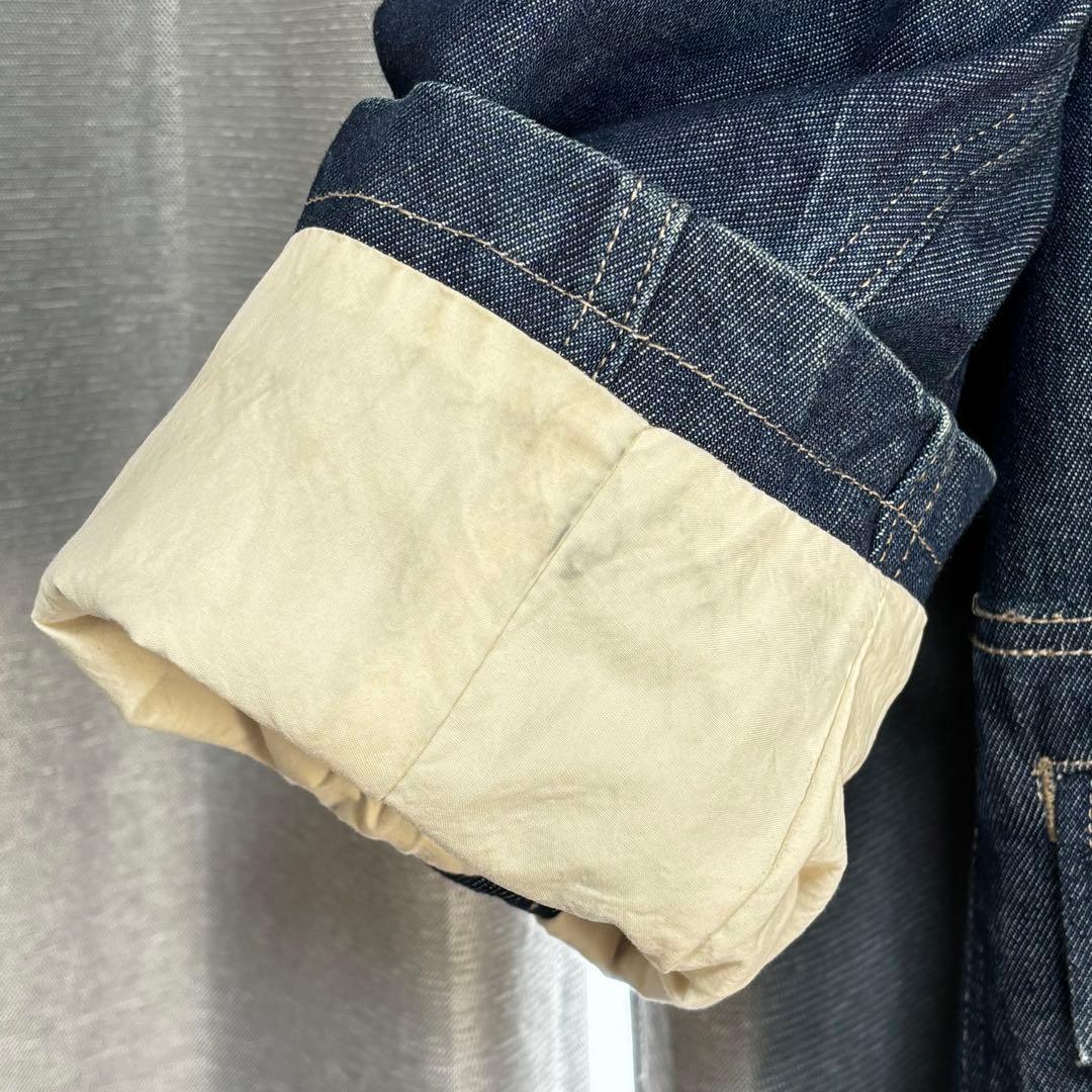 the viridi-anne デニムオーバーコート