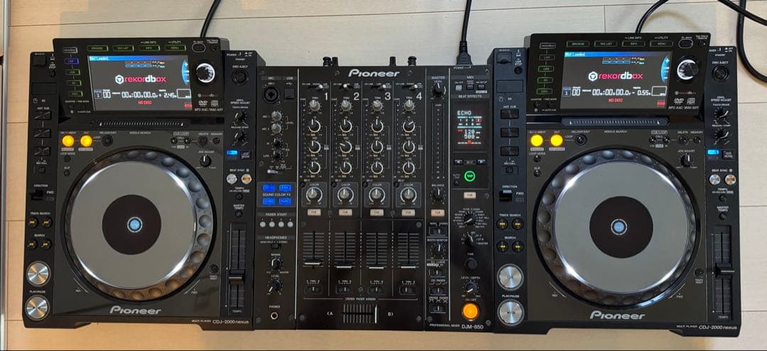 CDJ-2000NXS 2台+ DJM-850セット