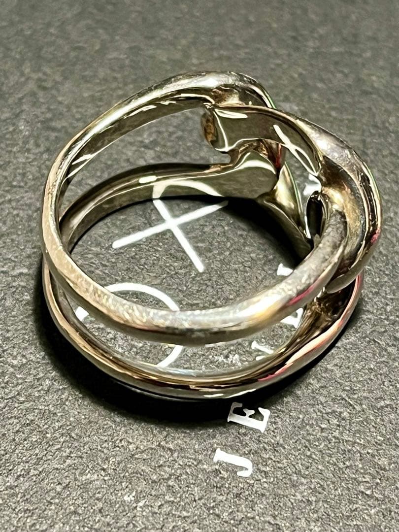 MB OX JEWELRY Big Chain Ring 17 号シルバーリング