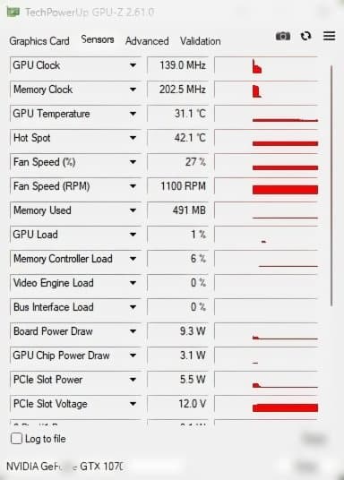 NVIDIA GeForce GTX 1070 グラフィックボード