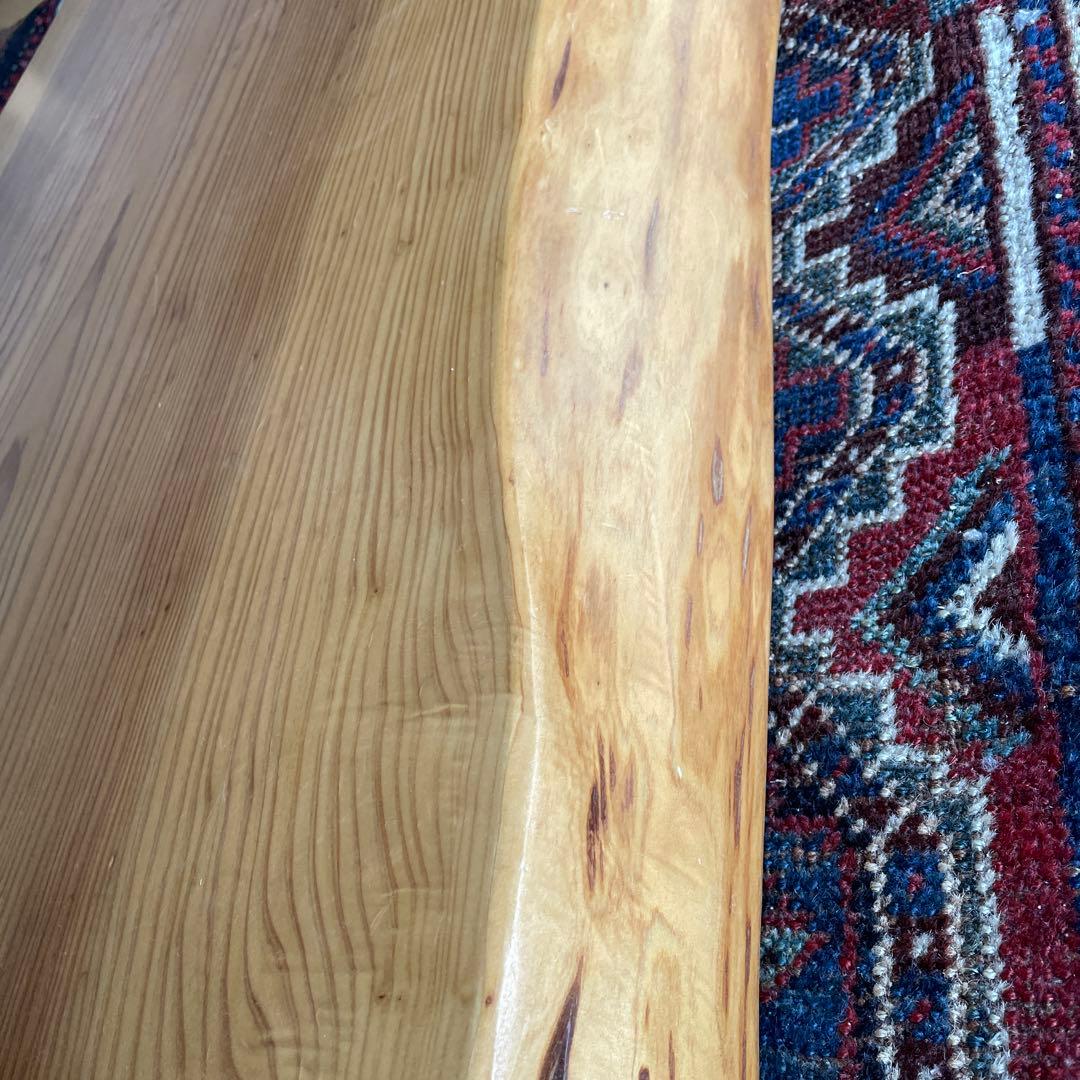 杉　一枚板　テーブル　ダイニングテーブル　脚付きません