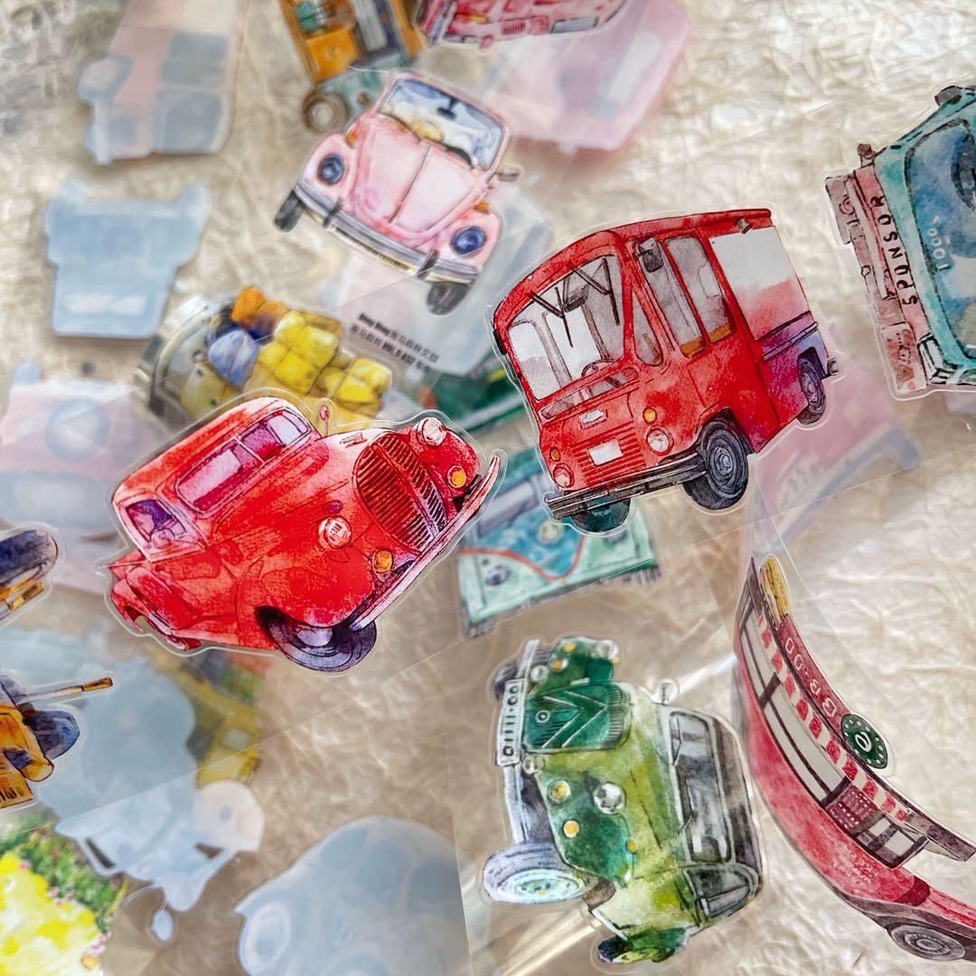 DingDing文创《车车》海外マスキングテープ マステ 【2733】