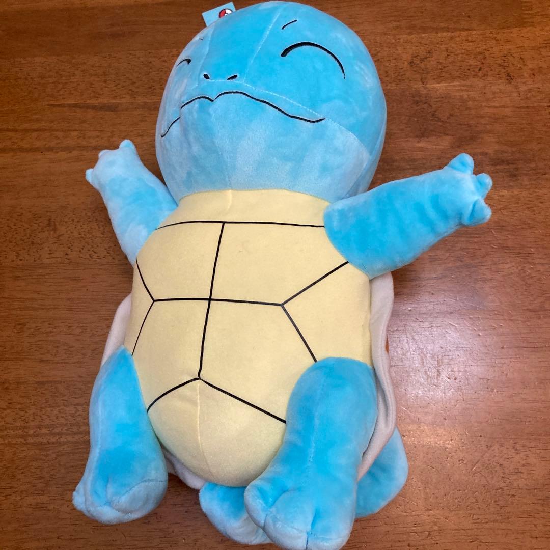 ゼニガメ　ぬいぐるみ　パートナーネームプレート付き