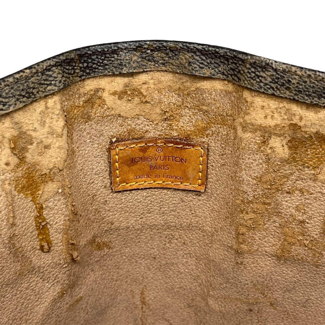 【鑑定済】ルイヴィトン　サックプラ　モノグラム　トートバッグ　ハンドバッグ　茶色