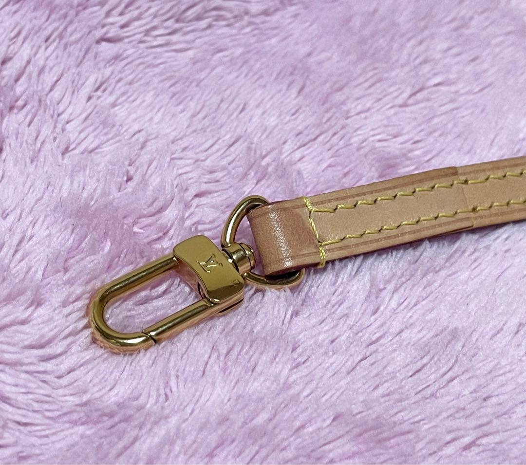 Louis Vuitton ストラップ ヌメ革 レザー ゴールド金具 箱付き