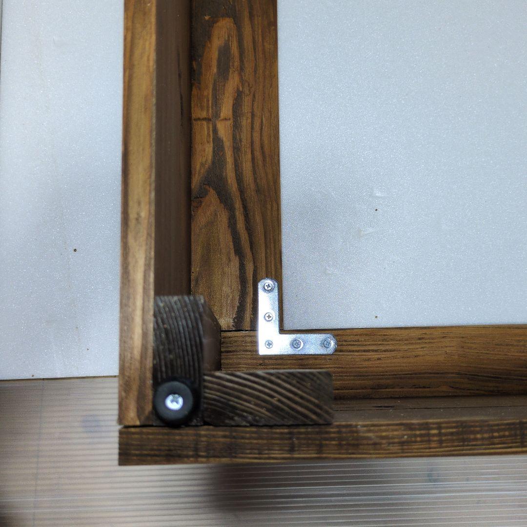 NV22 杉板カバーセット　オーバーフロー加工　木枠　ビオトープ　メダカ