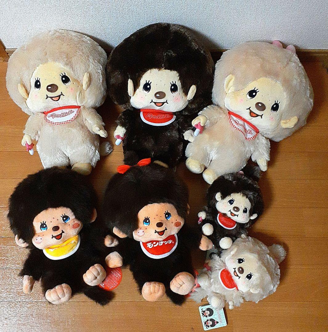 【モンチッチ】ぬいぐるみ　まとめ　新品タグ付き　ラウンドワン限定　レトロ