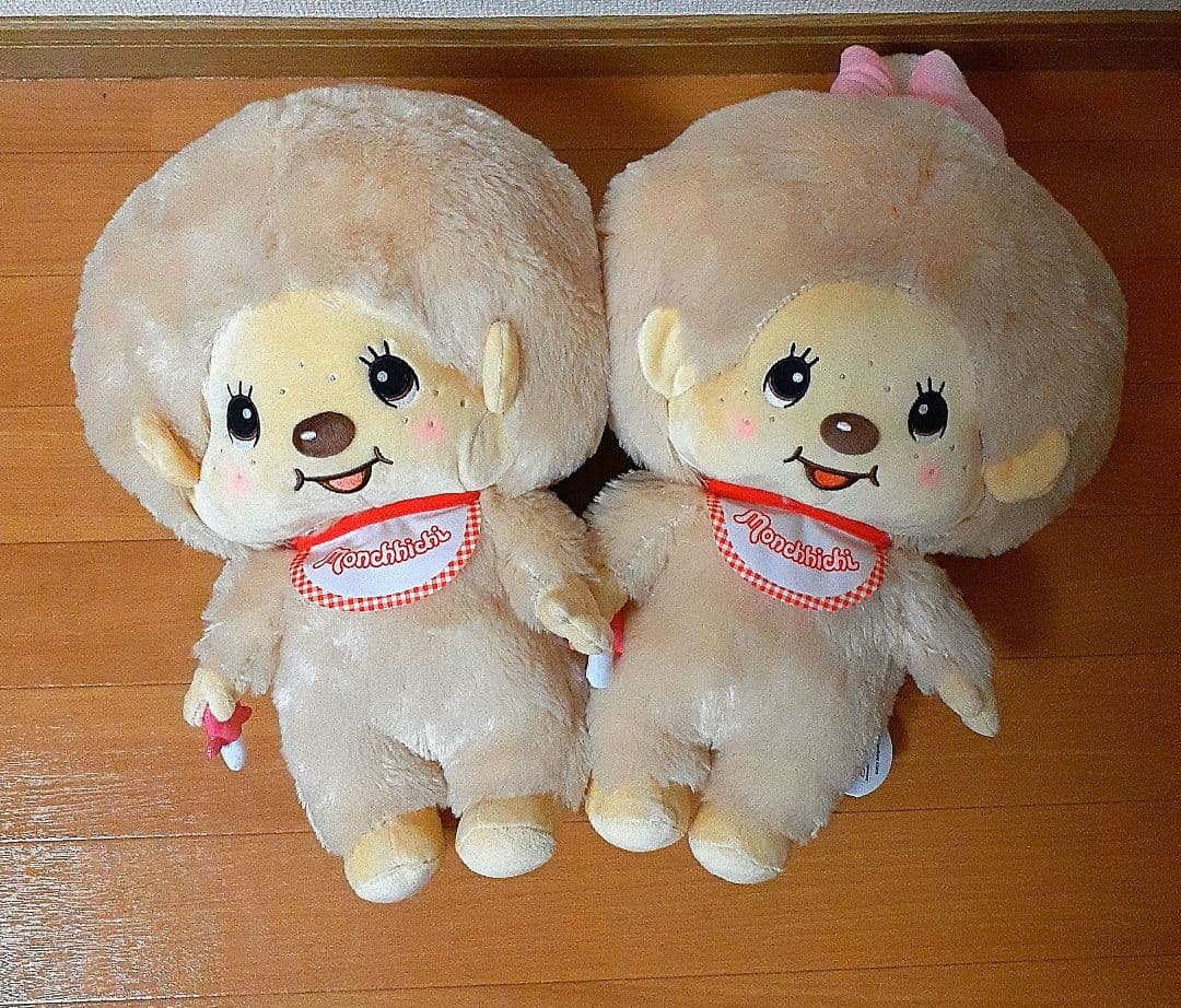 【モンチッチ】ぬいぐるみ　まとめ　新品タグ付き　ラウンドワン限定　レトロ