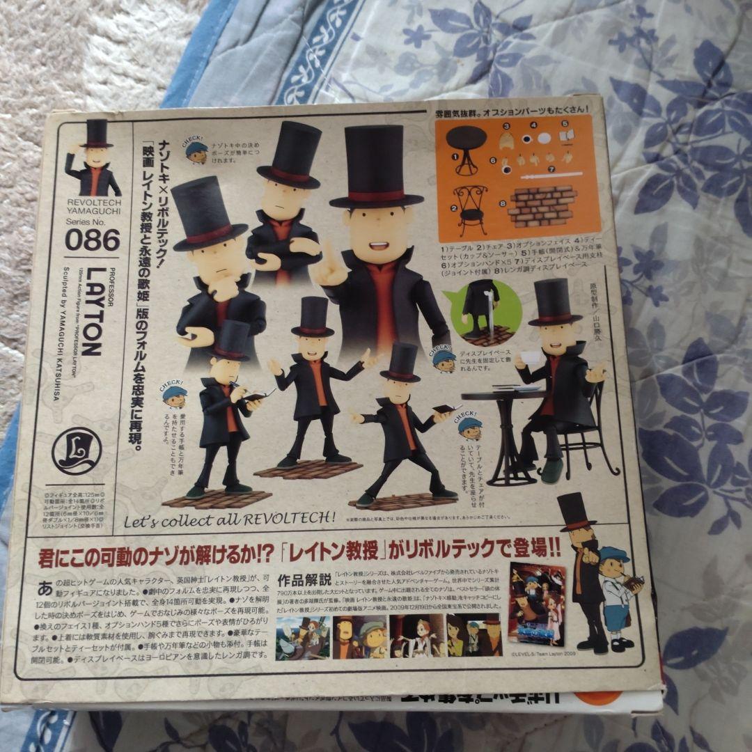 リボルテックヤマグチ　レイトン教授　海洋堂　永遠の歌姫