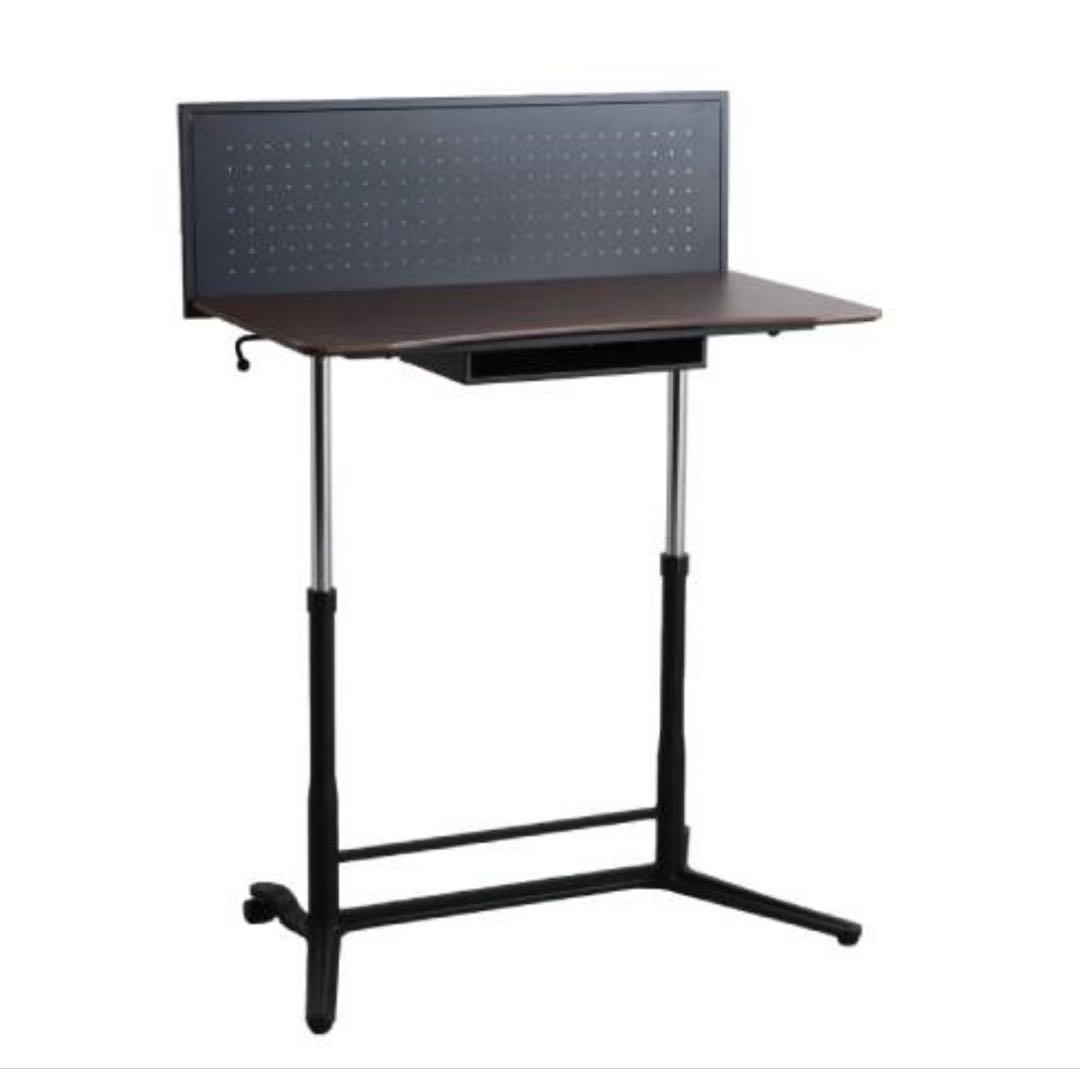 スタンディングデスク 昇降式　ボード、棚付き、パソコンディスク、作業台