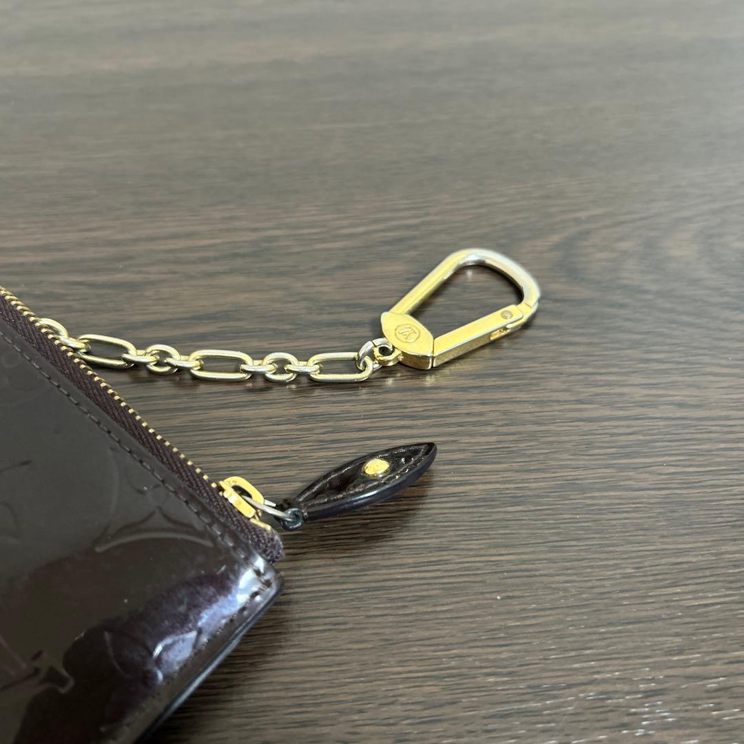 美品　ルイヴィトン　モノグラム　ヴェルニ　ポシェット　ケース　小銭入れ