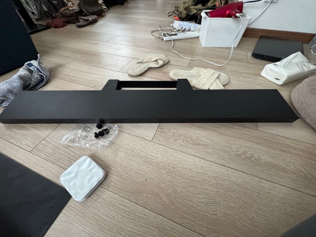 EQUALSWALLV3 LOW TYPE テレビスタンド 棚版二つ付き