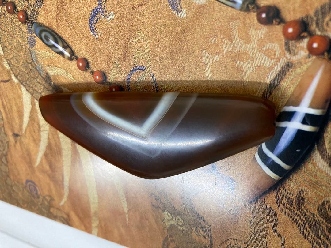 サマーセール値下げ博物館級ジービズチベット天珠弓型