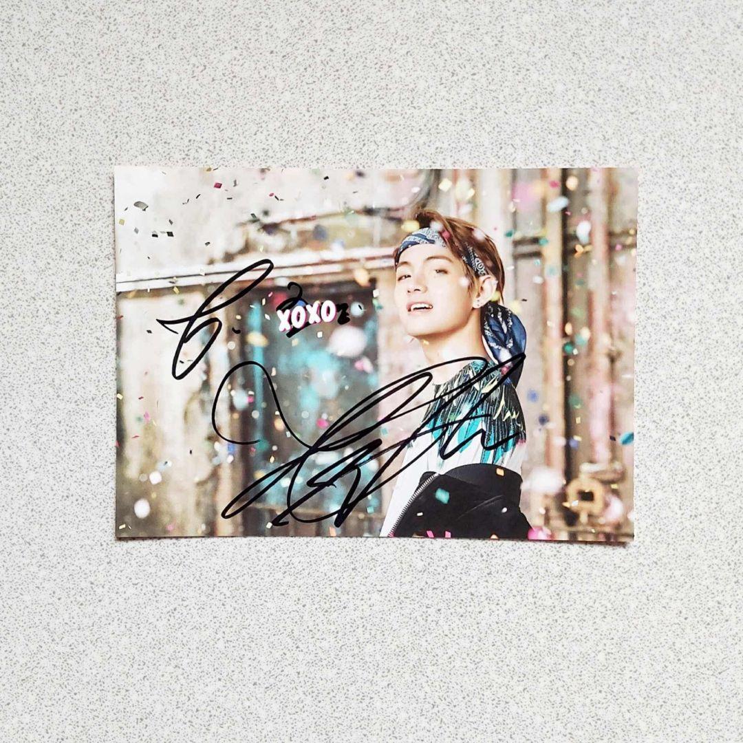 BTS ynwa 韓国サイン会 直筆サイン V テテ