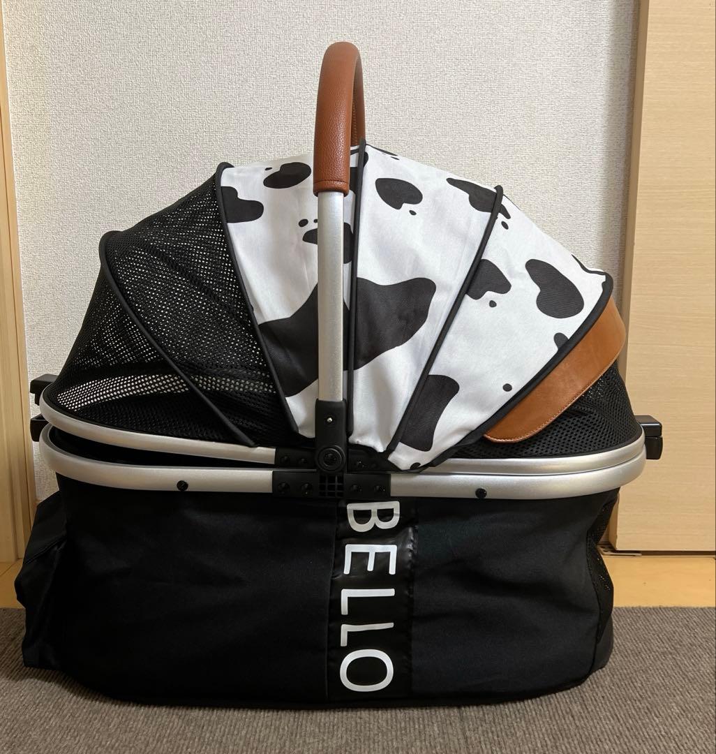 A@mama　¥12500→¥11999 キャリー分離型 折りたたみ式牛柄