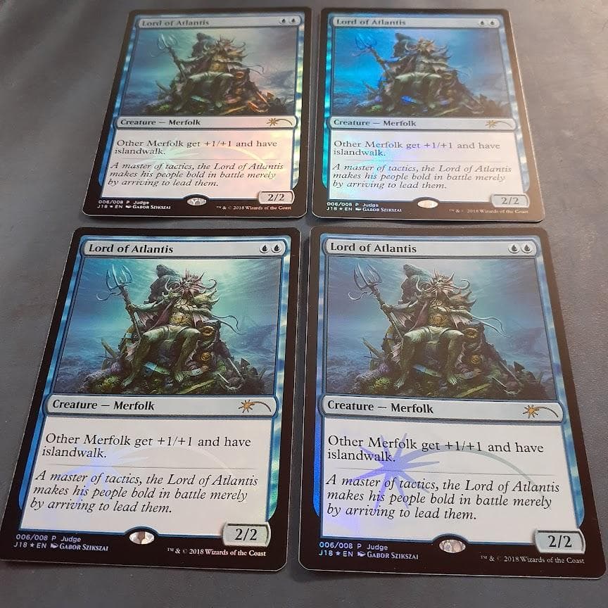 プロモ　foil　アトランティスの王/Lord of Atlantis　４枚