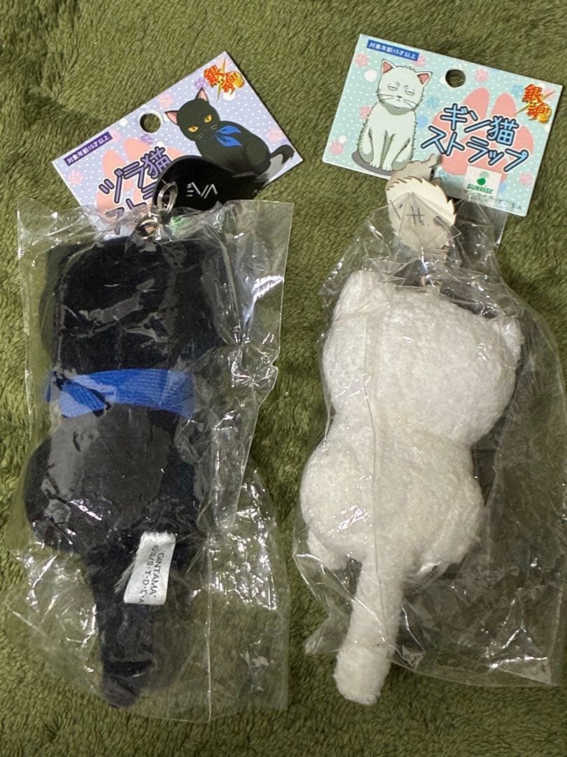銀魂 ギン猫 ヅラ猫 ストラップ ぬいぐるみ 銀時 桂