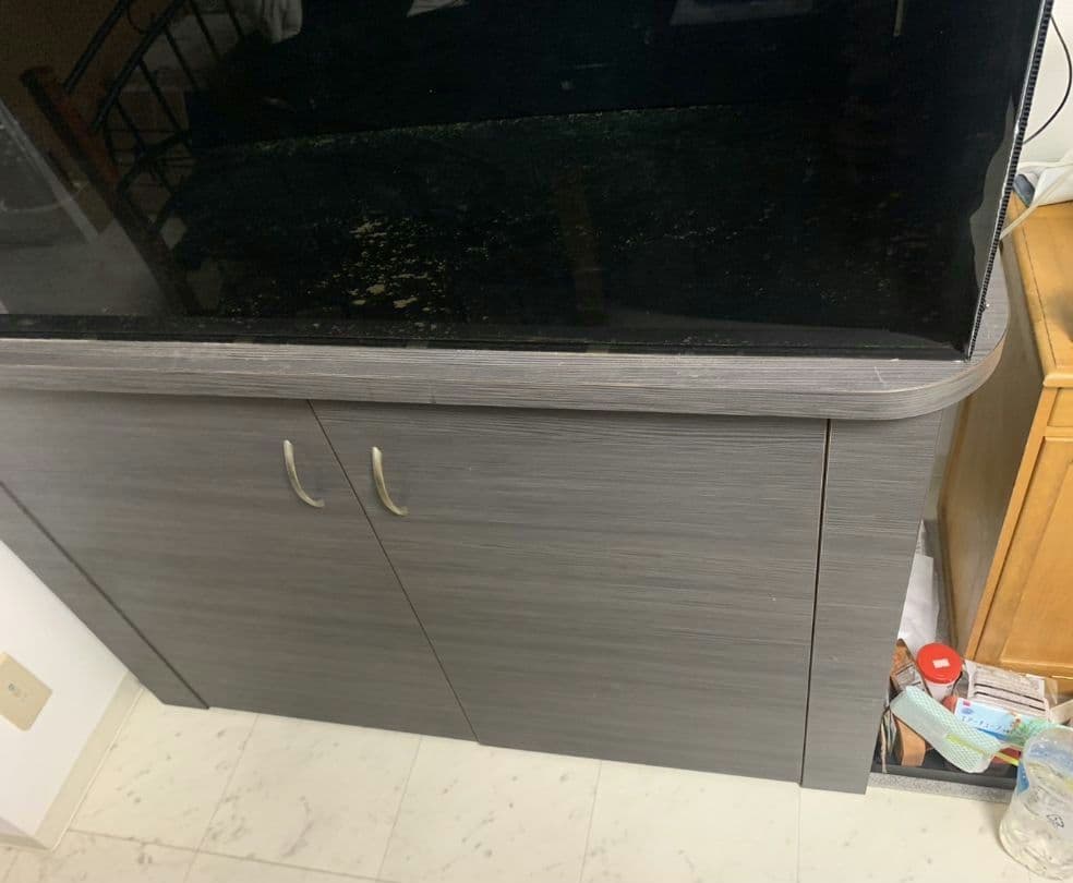 アクリル1200オーバーフロー水槽セット 4面ブラック