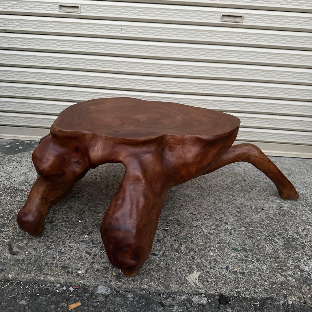 瞬間的お値下げ❣️無垢材 自然形状 木の花台