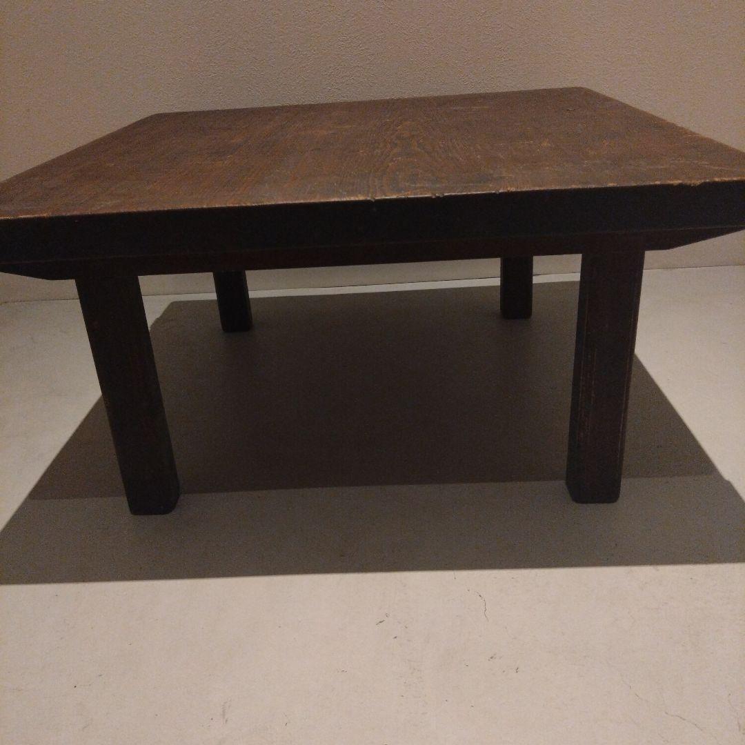 Mt3 木製正方形座卓 ダークブラウン 昭和レトロ ヴィンテージ アンティーク